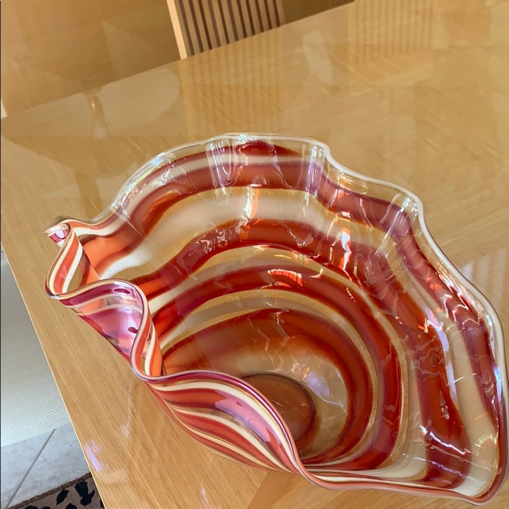 Beautiful hand blown glass piece
